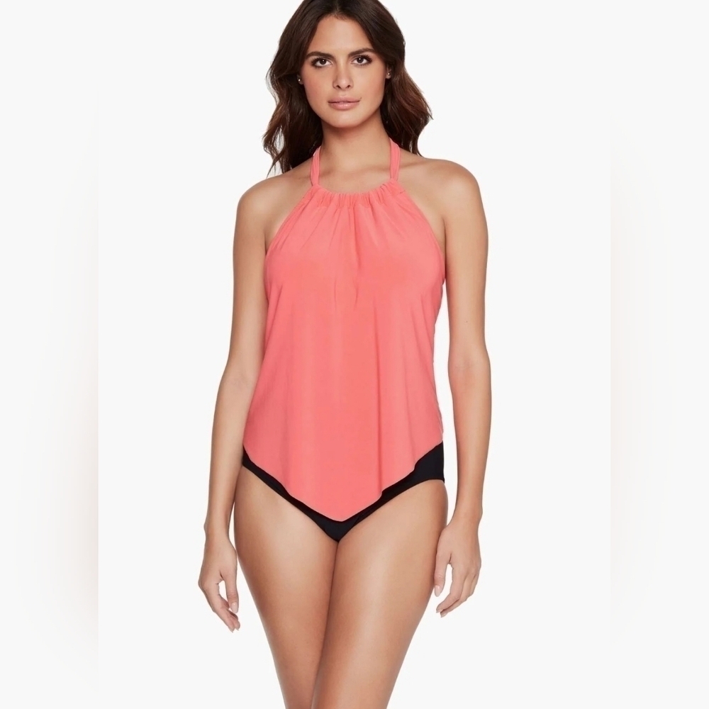 Magicsuit Nicole Tankini Top Sunset Sz. 12 NWT